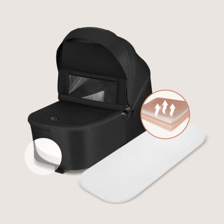Carucior 2 in 1, Lionelo, Freya, Landou si salteluta ventilate, Pliabil, Reglare spatar-3 pozitii, Suport de picioare-4 pozitii, Maner reglabil-3 pozitii, Adaptori inclusi compatibili cu Cybex, Maxi-C [28]