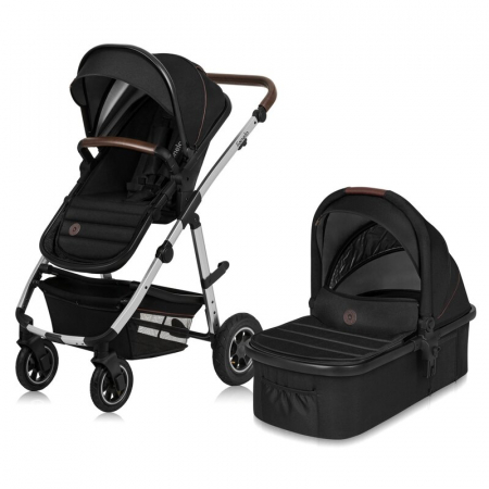 Carucior 3 in 1 Lionelo Amber cadru aluminiu Negru [31]