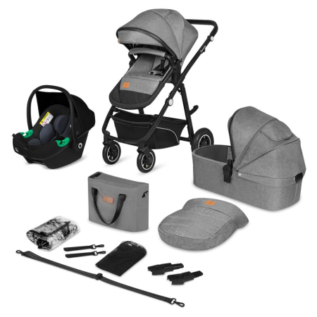 Carucioare copii 3in1 - Carucior 3 in 1 Lionelo Bianka transformabil