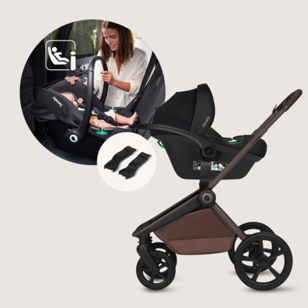 Carucior 3 in 1, Lionelo, Freya, Cu scoica ADAC, Landou si salteluta ventilate, Pliabil, Reglare spatar in 3 pozitii, Suport de picioare in 4 pozitii, Maner reglabil in 3 pozitii, Sustine 22 kg, Cu ac [38]