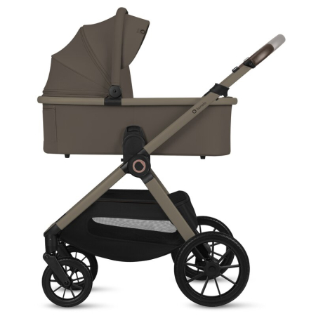 Carucior 3 in 1, Lionelo, Layla, Pana la 22 kg, Cadru aluminiu, Cu landou intarit si salteluta din spuma AirDots, Cu scoica auto testata ADAC, Reversibil, Cu ventilatie 3D, Cu accesorii, EN1888-1, EN1 [10]