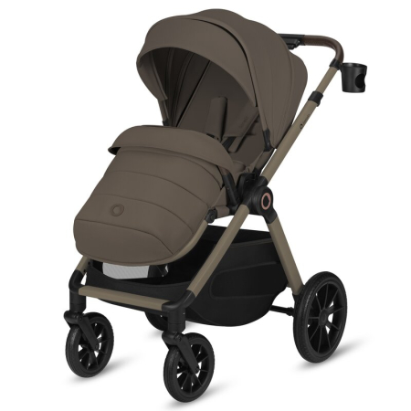 Carucior 3 in 1, Lionelo, Layla, Pana la 22 kg, Cadru aluminiu, Cu landou intarit si salteluta din spuma AirDots, Cu scoica auto testata ADAC, Reversibil, Cu ventilatie 3D, Cu accesorii, EN1888-1, EN1 [15]