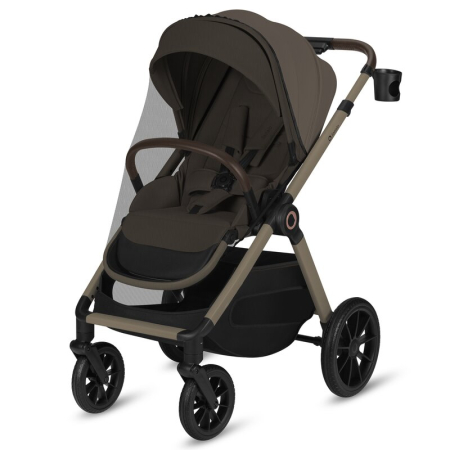 Carucior 3 in 1, Lionelo, Layla, Pana la 22 kg, Cadru aluminiu, Cu landou intarit si salteluta din spuma AirDots, Cu scoica auto testata ADAC, Reversibil, Cu ventilatie 3D, Cu accesorii, EN1888-1, EN1 [5]