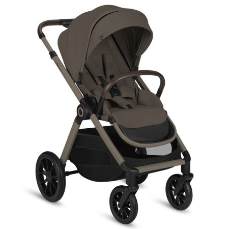 Carucior 3 in 1, Lionelo, Layla, Pana la 22 kg, Cadru aluminiu, Cu landou intarit si salteluta din spuma AirDots, Cu scoica auto testata ADAC, Reversibil, Cu ventilatie 3D, Cu accesorii, EN1888-1, EN1 [11]