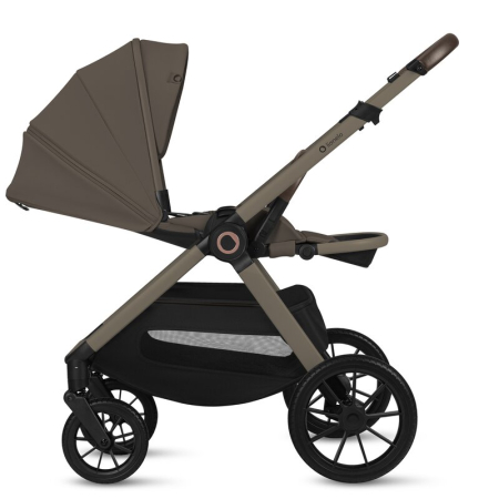 Carucior 3 in 1, Lionelo, Layla, Pana la 22 kg, Cadru aluminiu, Cu landou intarit si salteluta din spuma AirDots, Cu scoica auto testata ADAC, Reversibil, Cu ventilatie 3D, Cu accesorii, EN1888-1, EN1 [17]