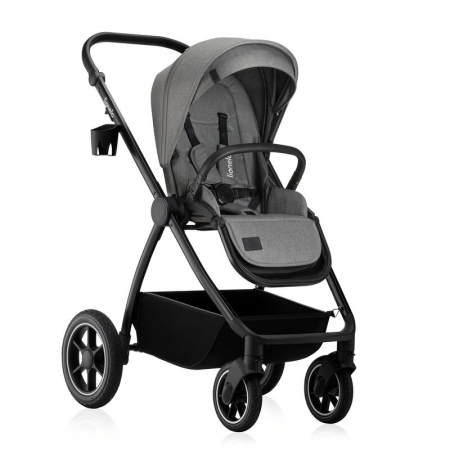 Carucior 3 in 1 Lionelo Meril cu landou de dimensiune XL Reversibil cu scoica auto [2]