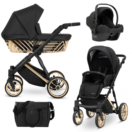 Carucioare copii 3in1 - Carucior 3in1 Ivento Glam Premium Kunert