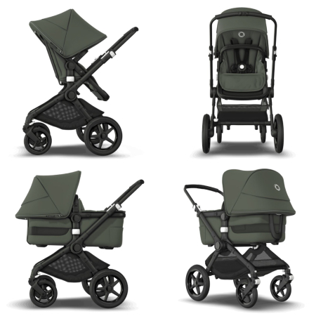 Carucior Bugaboo Fox 3 Black Forest Green 2 in 1 [2]