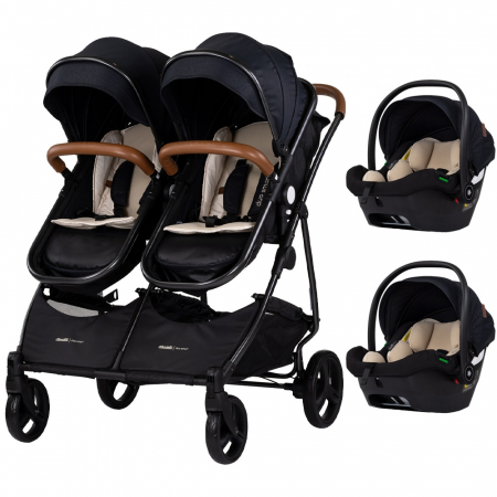 Carucioare gemeni - Carucior gemeni Chipolino Duo Smart 3 in 1