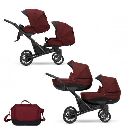 Carucioare gemeni - Carucior 2in1 pentru gemeni Kunert Booster