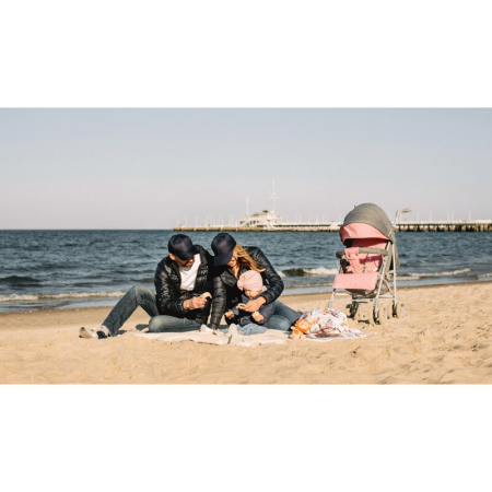 Carucior sport compact, Lionelo, Irma, Pliere tip umbrela, 6- 36 luni, Pana la 15 kg, Gri [26]