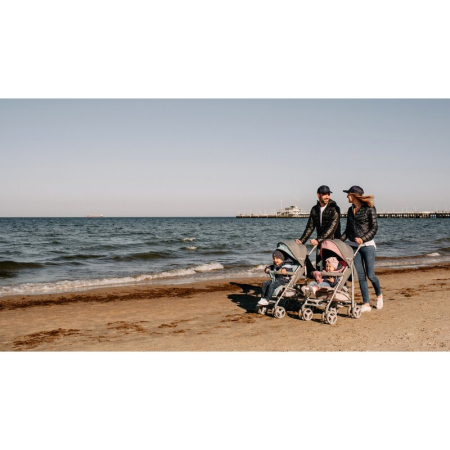 Carucior sport compact, Lionelo, Irma, Pliere tip umbrela, 6- 36 luni, Pana la 15 kg, Gri [28]