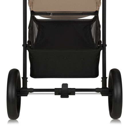 Carucior sport, Lionelo, Emma One, cu tavita, Suport pahar, Plasa de tantari, Roti EVA, Maner reglabil, Pana la 22 kg, 6 luni+, Bej [23]