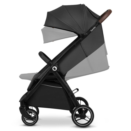 Carucior sport, Lionelo, Ingrid, Capotina impermeabila cu filtru UPF50+, Pana la 22 Kg, Sistem pentru pliere automata, 6 luni+, Gri [7]