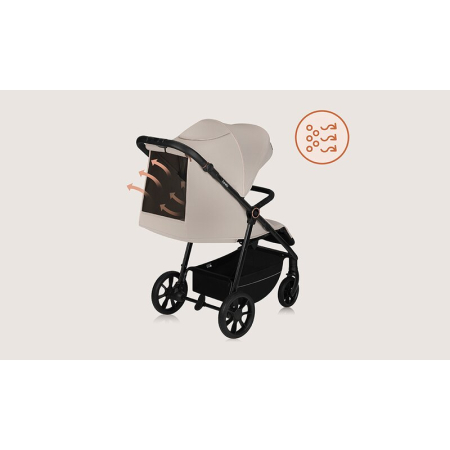 Carucior sport, Lionelo, Iva, Sustine 22 kg, 6 luni+, Bej [14]