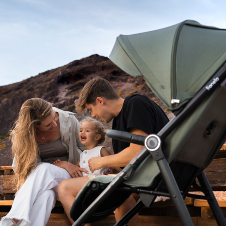 Carucior sport, Lionelo, Iva, Sustine 22 kg, 6 luni+, Verde [38]