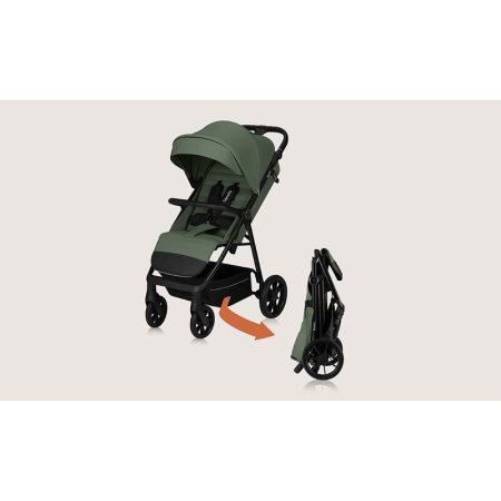 Carucior sport, Lionelo, Iva, Sustine 22 kg, 6 luni+, Verde [28]
