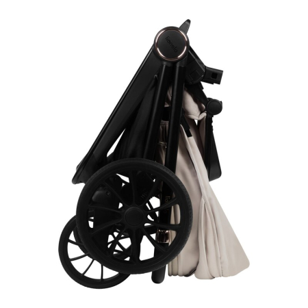 Carucior sport, Lionelo, Mika Plus, Cadru din aluminiu, Copertina XXL, cu accesorii, Pana la 22 kg, 6-48 luni; Bej [20]