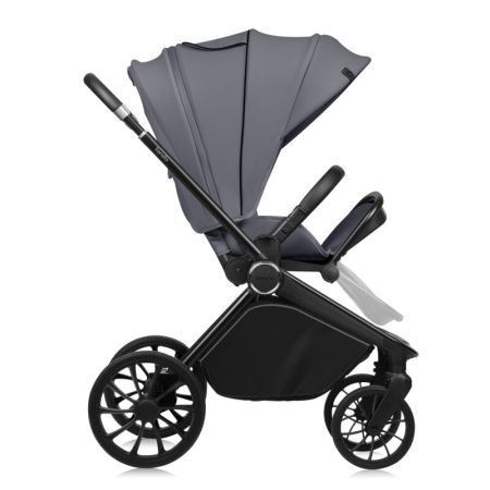 Carucior sport, Lionelo, Mika Plus, Cadru din aluminiu, Copertina XXL, cu accesorii, Pana la 22 kg, 6-48 luni; Bej [15]