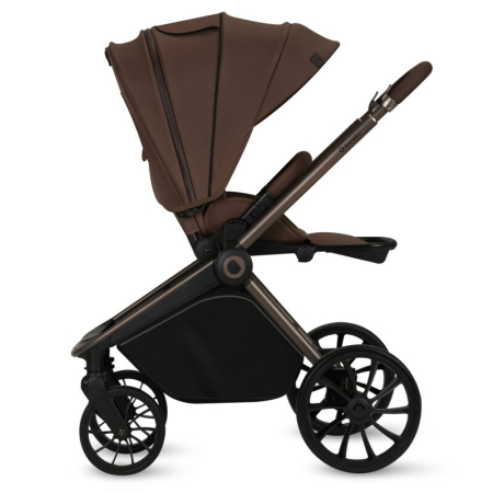 Carucior sport, Lionelo, Mika Plus, Cadru din aluminiu, Copertina XXL, cu accesorii, Pana la 22 kg, 6-48 luni; Mocha Mousse [9]