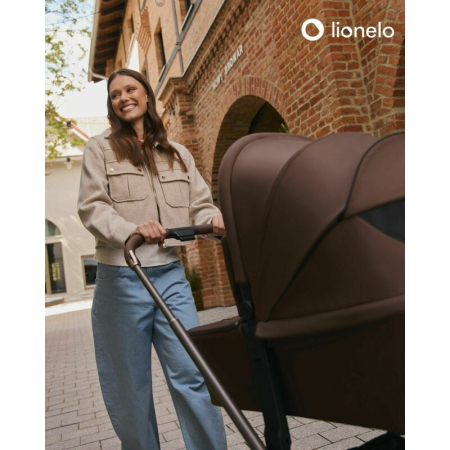 Carucior sport, Lionelo, Mika Plus, Cadru din aluminiu, Copertina XXL, cu accesorii, Pana la 22 kg, 6-48 luni; Mocha Mousse [35]