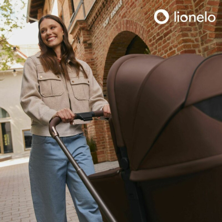 Carucior sport, Lionelo, Mika Plus, Cadru din aluminiu, Copertina XXL, cu accesorii, Pana la 22 kg, 6-48 luni; Mocha Mousse [36]