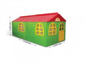 Corturi de joaca - Casuta de joaca MyKids 02550/23 Green/Red - Big