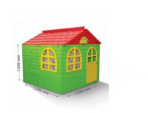 Corturi de joaca - Casuta de joaca MyKids 02550/3 Green/Red - Mid