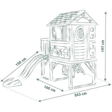 Casuta pentru copii Smoby Life pe piloni [1]