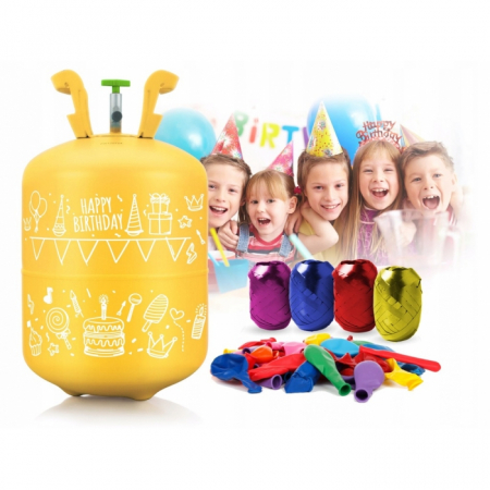Cilindru cu heliu 0.20 m3 cu 30 de baloane si 40m panglica Ricokids 799000 [3]