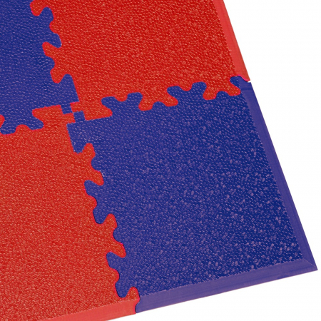 Colt covor de protectie puzzle inSPORTline Simple Albastru - 4 bucati [2]
