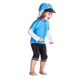 Costum de baie Blue Ocean marime 98- 104 protectie UV Swimpy [2]
