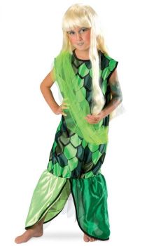 Costum carnaval copii - Costum pentru serbare Sirena 116 cm - Fries