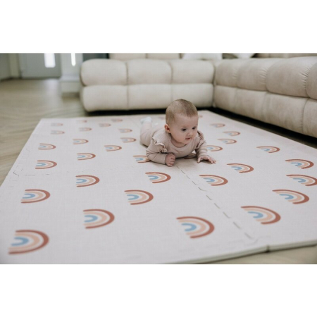 Covoras puzzle, Free2Play, pentru copii, din spuma, 121 x 178.5 cm, 6 bucati, 36 luni+, Rainbow [6]