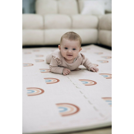 Covoras puzzle, Free2Play, pentru copii, din spuma, 121 x 178.5 cm, 6 bucati, 36 luni+, Rainbow [1]