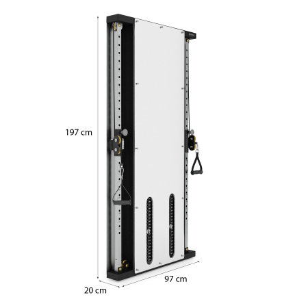 Crossover Dublu HMS BS302 pentru Perete + Stiva Greutati [7]