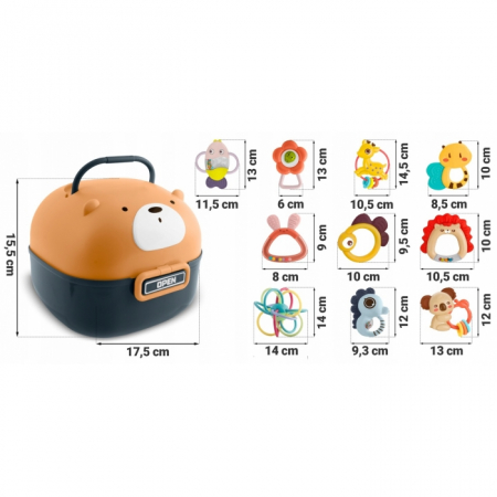 Cutie cu 10 jucarii pentru copii Ricokids 773800 [4]