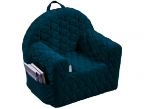 Fotolii copii - Fotoliu Copii Klups Velvet Albastru Marin V105