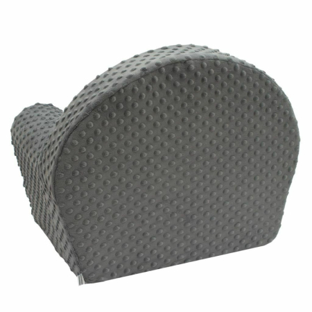 Fotoliu din burete, New Baby, cute Family, pentru copii, din tesatura minky, 9 luni - 5 ani, cu Husa detasabila, Gray [4]