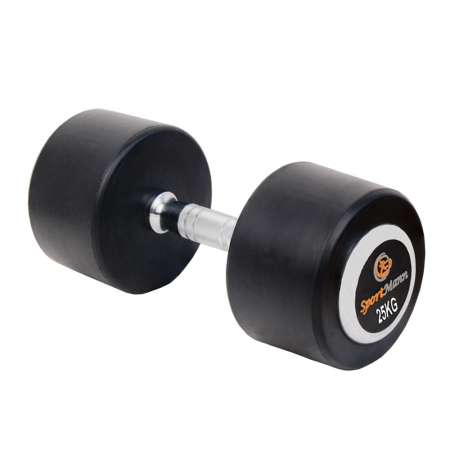 Aparate fitness - Gantera cauciucata DELUXE Sportmann 25 kg