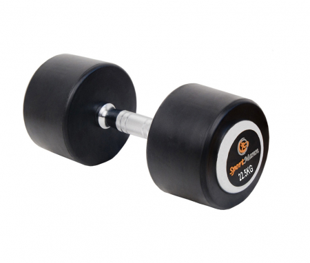 Aparate fitness - Gantera cauciucata Sportmann Deluxe 22.5 kg