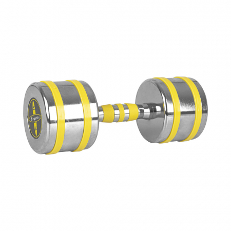 Bare - Discuri - Greutati - Gantera Cromata inSPORTline Yellsteel 14 kg