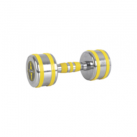 Bare - Discuri - Greutati - Gantera Cromata inSPORTline Yellsteel 8 kg