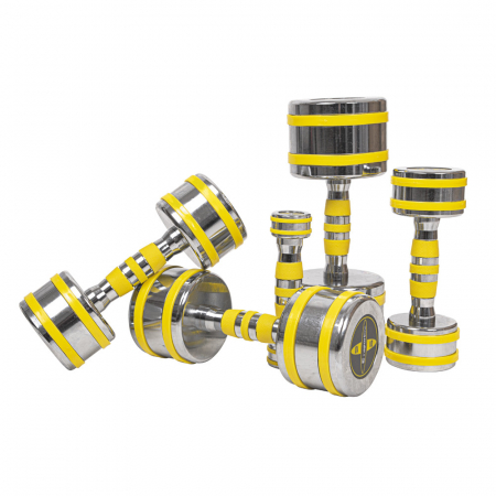 Gantera Cromata inSPORTline Yellsteel 8 kg [2]