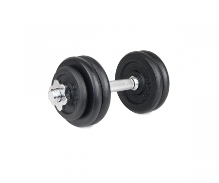 Bare - Discuri - Greutati - Gantera fier reglabila 15kg cu filet Sportmann