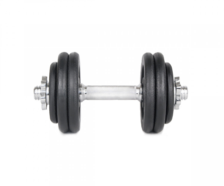 Gantera fier reglabila 15kg cu filet Sportmann [1]