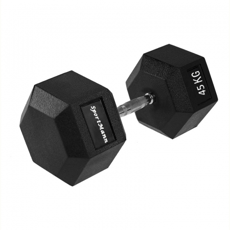Aparate fitness - Gantera hexagonala 45 kg Sportmann