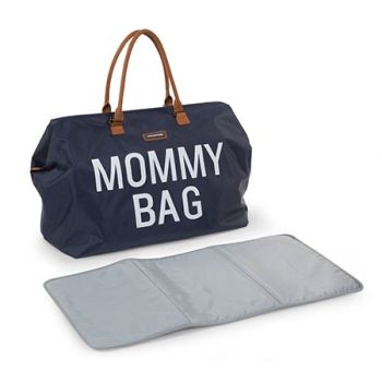 Genti - Geanta bebe cu saltea de infasat Mommy Bag Big Navy - Childhome