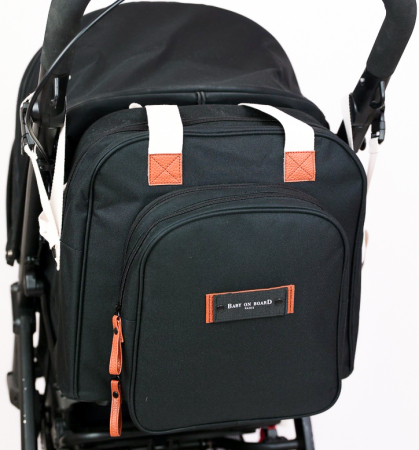 Geanta de infasat Baby On Board Square Duo Black [3]