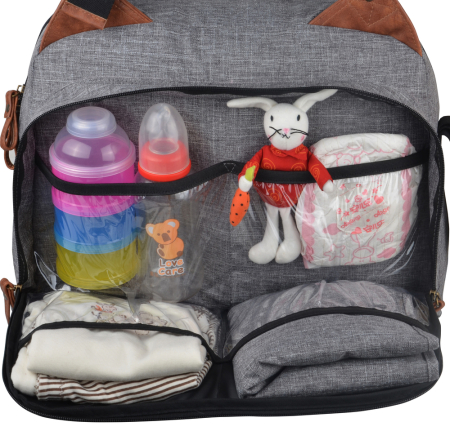 Geanta de infasat Baby On Board Titou City Grey [2]